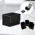 thumbnail image 4 of Deck Box Storage Organizer Holder Gathering Card Toy Cards Case Holds , black, 4 of 8