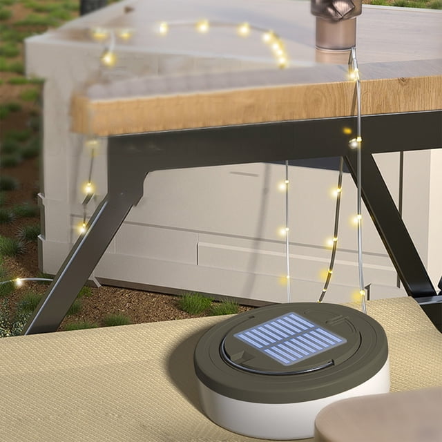 TIMIFIS Camping Lamp Festival Camping Light LED Solar Outdoor Light String Small Spherical Ambiance Charging Portable Watertight Multifunctional Camping New Home Essentials