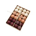 thumbnail image 2 of 24 Pieces Wool Beads Handmade pompoms Party Decor DIY Ball Wool Pompoms for A, 2 of 9