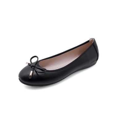 UKAP Women Walking Shoes Comfort Flats Memory Loafers Ballets Slip-Ons Breathable Casual Shoe Black 8.5