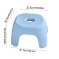 thumbnail image 3 of Stool For Toilet Low Stepping Stool With Nonslip Base Enhanced Stability For Bathroom Use Elegant For Adults For Living Room And Shower, 3 of 5