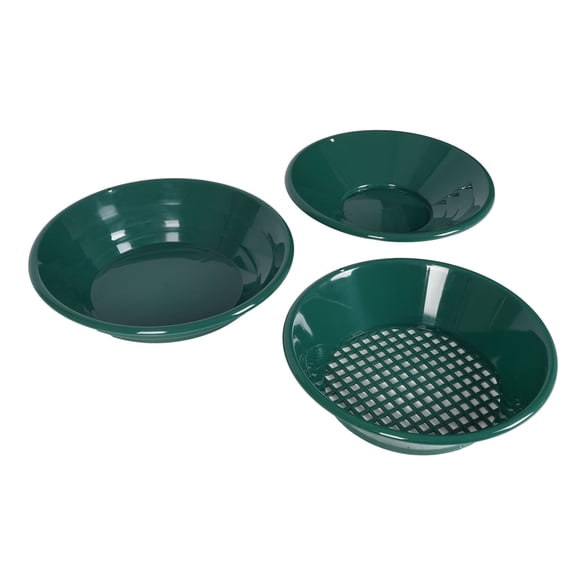 Gold Prospecting Pan, Easy To Operate Gold Panning Kit ABS Material Green Sturdy Lightweight for Outdoor Extraction