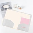 thumbnail image 2 of ZTTD Plastic 2-Pocket Folders, (1 Pack) Clear Colors, 8.5x11 Folders with Pockets, Tear-Resistant Long Lasting Acid-Free Poly, Cleanable, Includes Labels, 2 of 3