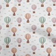 thumbnail image 1 of oneOone Cotton Silk White Fabric Circus Sewing Craft Projects Fabric Prints By Yard 42 Inch Wide-aA, 1 of 5