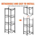 thumbnail image 4 of VEVOR 4 Tiers Water Jug Holder Single Row Water Bottle Rack for 4 Bottles Black, 4 of 9