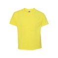 thumbnail image 2 of Jerzees Youth DRI-POWER Active Short Sleeve Crew T-Shirt, XS, Neon Yellow, 2 of 3