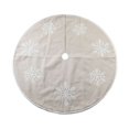 thumbnail image 1 of Jupe d'arbre de flocon de neige, 48 pouces, couleur naturelle, 1 of 4
