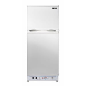 Unique 6 Réfrigérateur au propane blanc Cu/Ft avec CO Dispositif d'alarme avec série de fermeture de sécurité #