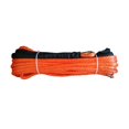 thumbnail image 3 of 120500Lbs Winch Rope Line Cable 10mm 30m 12 Strand Synthetic Winch Rope, Blue Orange Grey Color For ATV UTV SUV ,Easy to Carry, 3 of 4