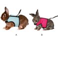 thumbnail image 3 of Decodeary Vest Type Collar Breathable Adjustable Pet Chest Strap Harness Leash Blue M, 3 of 6