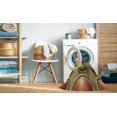 thumbnail image 2 of Ahgly Company Tapis d'Intérieur Lavable en Machine Carré Caramel Brun, 8 Pieds Carré, 2 of 7