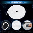 thumbnail image 3 of Unique Bargains Car Door Edge Guard 16.4ft U Shape Rubber Edge Trim Seal Strip Protector Universal PVC Iron White, 3 of 7