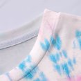 thumbnail image 2 of Hauts d'Été Décontractés Filles Garçons Mode Manches Courtes Dégradé Imprimé Hauts Col Rond Enfant T-Shirt Ample d'Été, 2 of 6