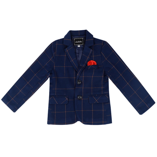 MIASHUI Ensemble de Complet Formel pour Garçons, Veste de Costume, Tenue pour Enfants, Ensemble de Tenue Habillée à Carreaux, Rouge Melon D\'eau, 5-6 Ans