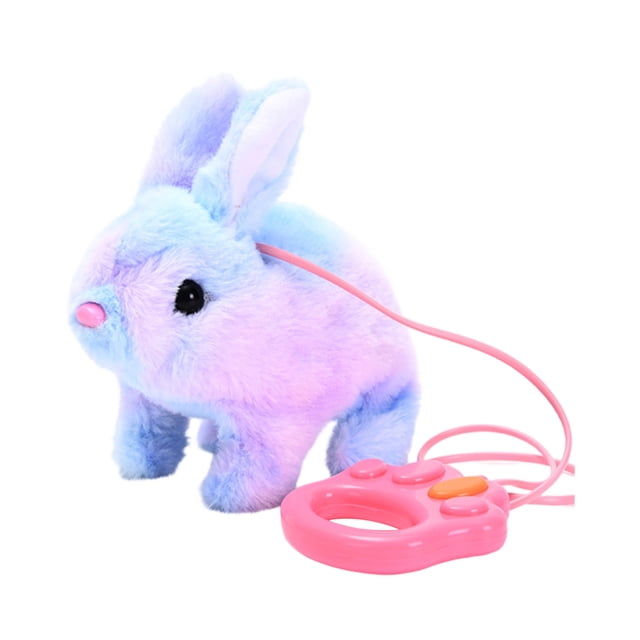 Vwrxbz Realistic Electric Bunny Toy Jumping Twitching Ears P for Kids