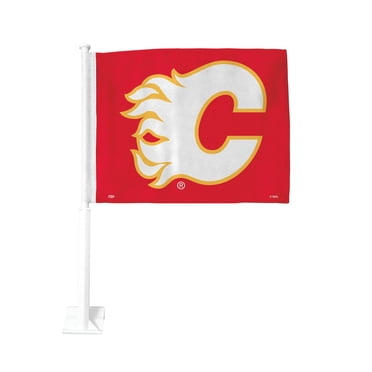 The Sports Vault Calgary Flames 1-Sided Car Flag