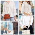 thumbnail image 3 of Baohd Stretchy And Wear-resistant Handbag Strap For No Loose Thread Shoulder Bag Strap White, 3 of 6
