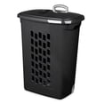 thumbnail image 4 of Sterilite Ultra Wheeled Laundry Hamper, Plastic Clothes Bin, Black, 3 Pack, 4 of 4