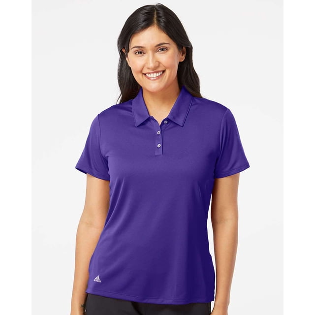 Adidas Womens Performance Polo, M, Collegiate Purple