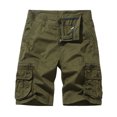 thumbnail image 1 of cllios Men's Cargo Shorts Plus Size Multi Pockets Shorts Outdoor Tactical Shorts Loose Workwear Cargo Shorts, 1 of 3