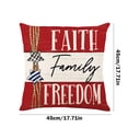 thumbnail image 3 of Housses de Coussin Taie d'Oreiller 18X18 Pouces Soleil Étoile Indépendant Drapeau du 4 Juillet Taie d'Oreiller Housse de Coussin Taie d'Oreiller Douce Housse de Coussin Décorative Housses de Coussin 18X18, 3 of 7