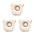 thumbnail image 3 of QualitChoice Cat Neck Cone Puppy Accessories Elizabethan Collars Adjustable Dogs Collar Breathable Surgery Kitten Cones Toast Pattern L 3Set, 3 of 6