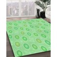 thumbnail image 3 of Ahgly Tapis Rectangulaire Lavable en Machine Vert Transitionnel, 2 Pieds x 5 Pieds, 3 of 7