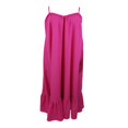 thumbnail image 2 of Robe Longue d'Été Décontractée et Fluide pour Femme avec Poche, Bretelles Spaghetti, Encolure Dégagée, Unie, Évasée, Ample, Robe Maxi de Plage, 2 of 6
