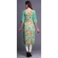 thumbnail image 4 of Bimba Cotton Printed Straight Kurtis For Women Panel Kurta Summer Tunic-Medium, 4 of 6