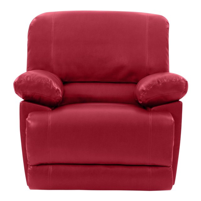 CorLiving Plush Power Reclining Bonded Leather Recliner with USB Port