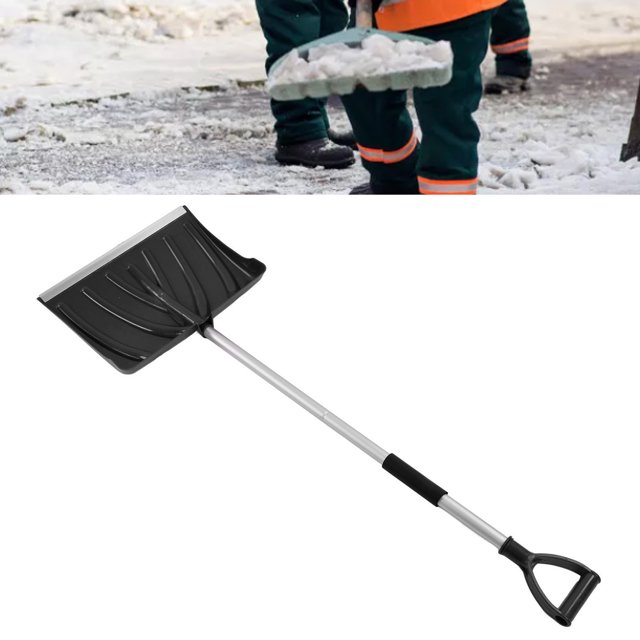 Pelle à Neige, Pousse-Neige en Alliage d'Aluminium Grande Capacité Détachable pour Déchets