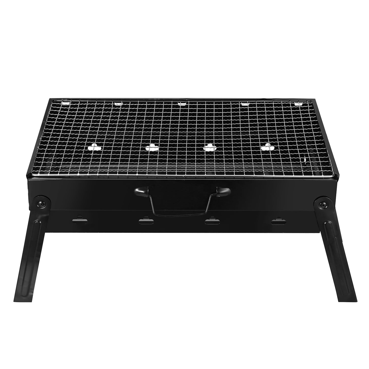 GPCT Portable BBQ Grill Foldable Charcoal Grill Lightweight Smoker Grill for Camping Picnics Garden Grilling