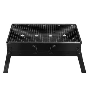 GPCT Portable BBQ Grill Foldable Charcoal Grill Lightweight Smoker Grill for Camping Picnics Garden Grilling