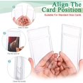 thumbnail image 3 of Étui Protecteur pour Cartes à Collectionner en Acrylique Transparent, Porte-Cartes de Baseball avec Position d'Étiquette, Pochettes Rigides, Petite Boîte de Rangement Robuste pour Collectionneur Standard, Sport, Qualité de Jeu (2 Pcs), 3 of 7