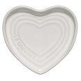thumbnail image 1 of Le Creuset Stoneware Heart Shaped Spoon Rest, 5", White, 1 of 2