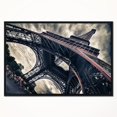 thumbnail image 5 of Design Art Paris Tour Eiffel À Grungy Style Dramatique  Sur Toile Encadrée, 5 of 5