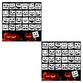 thumbnail image 1 of Youkk 25 Pcs/ensemble Pochoirs d'Halloween pour Dessiner des Visages de Citrouille Divers Modèles Réutilisables Taille Appropriée 2Ensemble, 1 of 6
