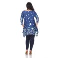 thumbnail image 4 of White Mark Tunique pour Femmes à Manches 3/4 en Jersey, 4 of 5