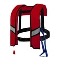 thumbnail image 2 of COM1950s Life Jackets for Adults, Life Vests for Adults, Manual Inflatable Life Jacket Outdoor Adult Fishing Manual Air Expandable Life Jacket Vests, Adult Life Jackets, Adult Life Jackets, 2 of 3