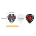 thumbnail image 3 of Moobody 3Pcs Guitar Picks Musical Instrument Accessories for Electric Guitar Bass (Heavy), 3 of 7