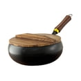thumbnail image 3 of simhoa Cast Iron Pan Cookware Traditional Large Belly Wok for Camping Hotel Kitchen L L, 3 of 8
