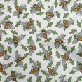 thumbnail image 1 of oneOone Polyester Spandex Forest Green Fabric Honey Bees Craft Projects Decor Fabric Printed By The Yard 56 Inch Wide, 1 of 4