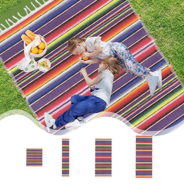 Vaidha Tablecloth Table Runner Multifunctional Woven Blanket Conditioning Blanket Camping Blanket Picnic Blanket Suitable For Home Outdoor School Office