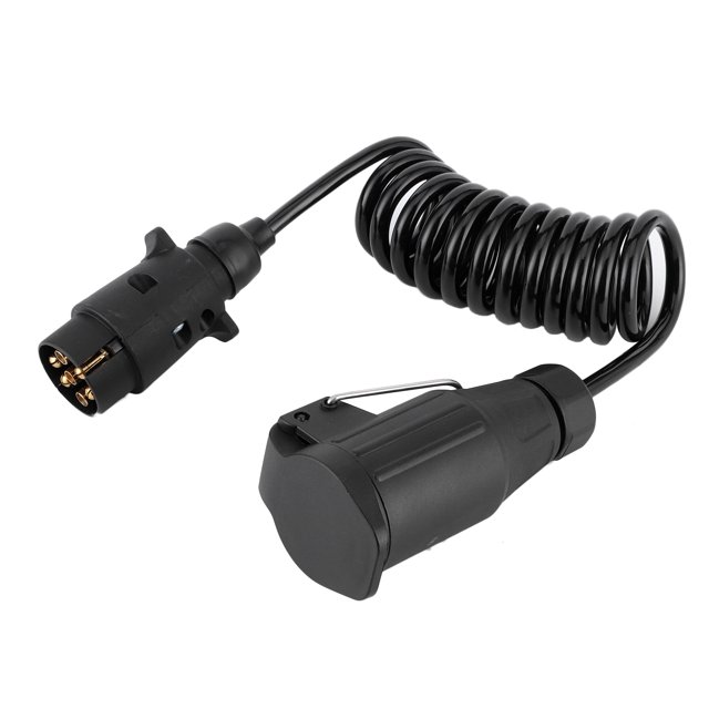 Cergrey Adaptateur de Remorque Cordon RV Rallonge Câble Connecteur Ressort