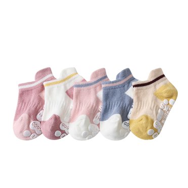 Ketyyh-chn99 Socks Girls Toddler Socks Kids Girls Boys Non-slip Socks Soft Socks Cute Sock (A, 1-3 Years) Socks Girls