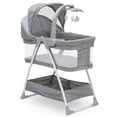 thumbnail image 1 of Delta Children Berceau City Sleeper ultra léger, Gris Tweed, 1 of 9