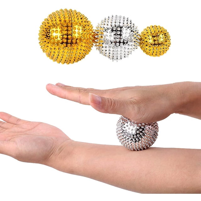2 magnetic acupressure balls