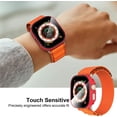 thumbnail image 2 of KOMI 2-Pack for Apple Watch Ultra/Ultra 2 49mm PC All-Around Screen Protector Case, Tempered Glass Screen Protector Case Ultra-Thin for iWatch Ultra/iWatch Ultra 2 49mm Protection Cover -Red, 2 of 5
