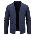 thumbnail image 2 of Cardigan Épais Texturé pour Homme, Veste en Tricot à Boutons, 2 of 5