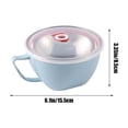 thumbnail image 3 of Straw Small Size Rice Bowl Soup Bowl Household Tableware Students Scald Bowl Soaking Bowl, 3 of 6